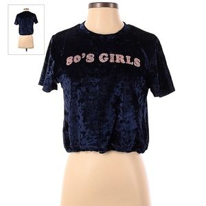 Honey Punch 80’s Girls Velour T-Shirt